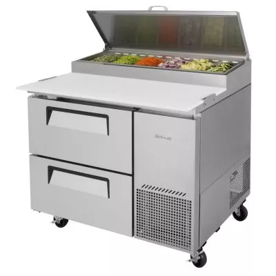 Turbo Air TPR-44SD-D2-N Pizza Prep Table, 44", 2 Drawers