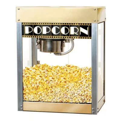 Winco 11048 Premiere Popcorn Machine, Benchmark, 4 oz Kettle